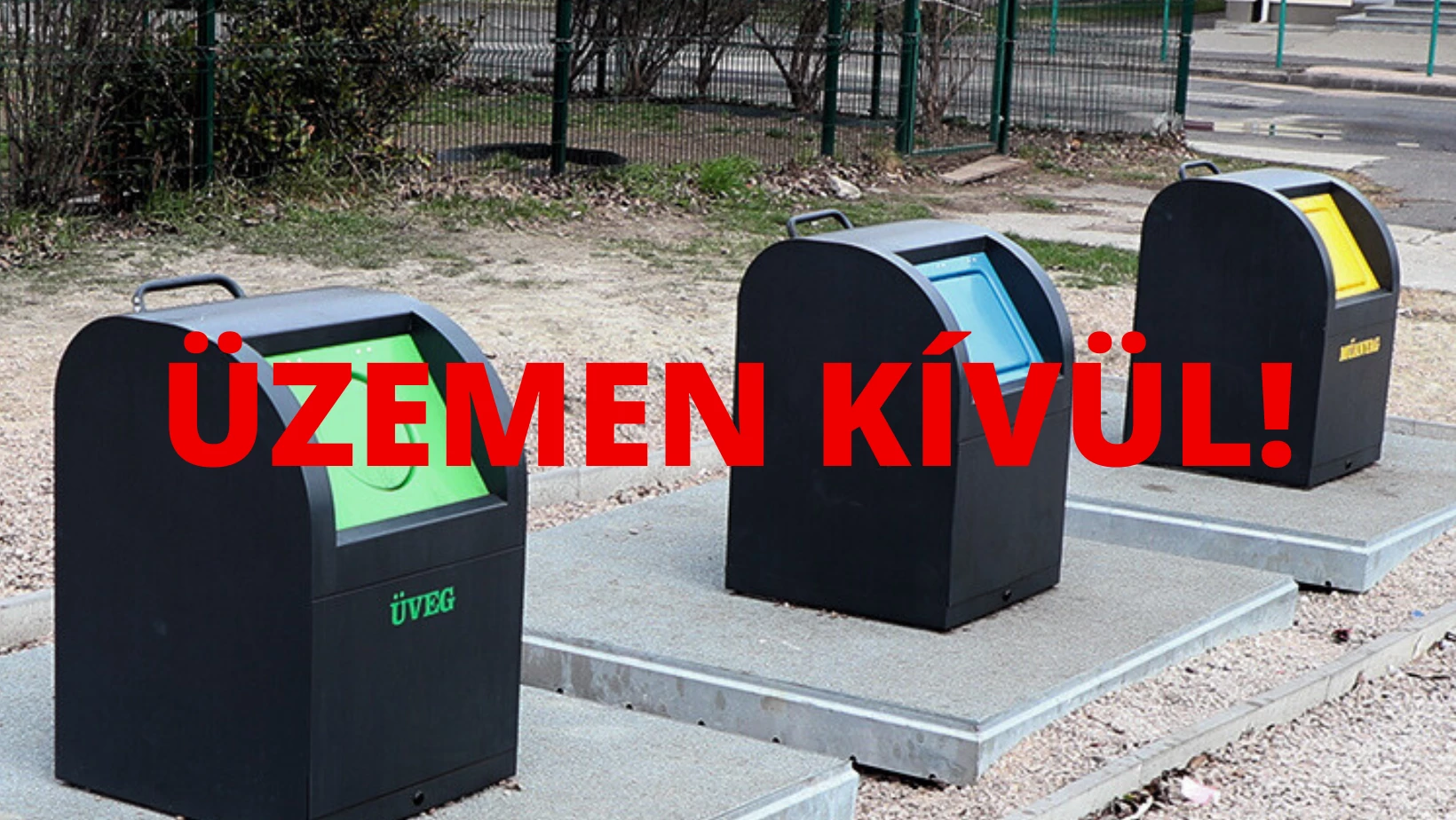 Szelektív sziget üzemen kívül